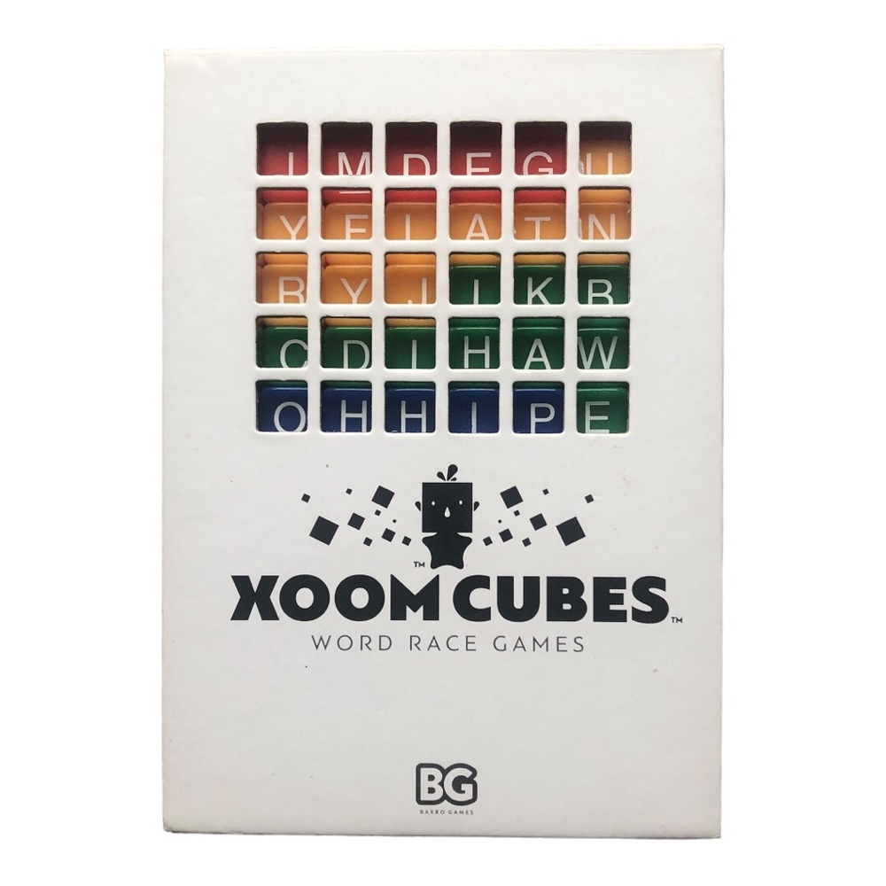 XOOM CUBES Word Race Games for Ages 6+ and for 2-4 Players to Build Vocabulary